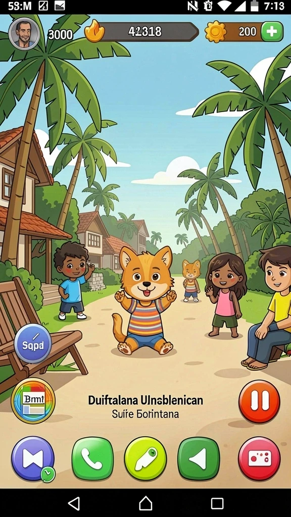 66k - Screenshot aksi seru di dalam game.